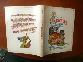 Vintage 1972 Book The Beatles Illustrated Lyrics by Alan Aldridge HC w/ DJ 2