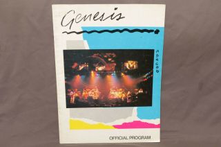 Genesis Abacab Official Tour Program 1981 Phil Collins Prog Pop Rock Atlantic