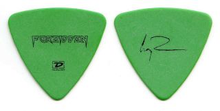Forbidden Craig Locicero Signature Green Bass Guitar Pick - 2012 Tour