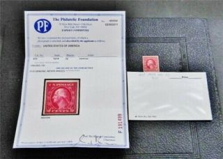 Nystamps Us Stamp 459 Og Nh $275 Pf Washington