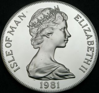 ISLE OF MAN 1 Crown 1981 Proof - Silver - Duke of Edinburgh Award Scheme - 951 ¤ 2