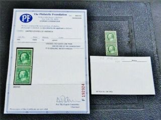 Nystamps Us Stamp 348 Og Nh $600 Pf Franklin