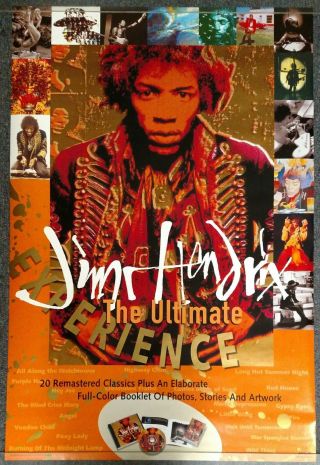 Jimi Hendrix The Ultimate Experience 1993 Promo Poster