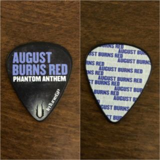 August Burns Red Phantom Anthem Black Guitar Pick 2018 In Tunegp White Purple