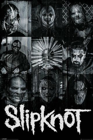 Slipknot Masks 24x36 Poster