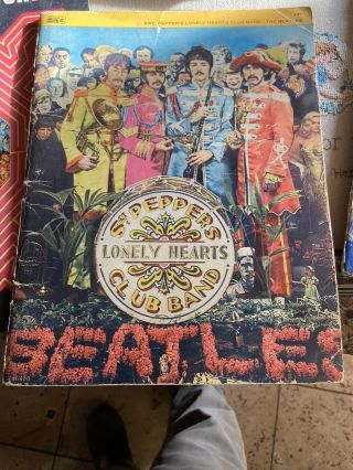 The Beatles Sheet Music Book Sgt Peppers Lonely Hearts Club Band