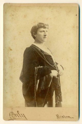 C 1880 Wilson Barrett,  Actor In Costume By Conly Boston Mass.