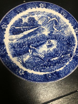 Old English Staffirdshire Florida’s Weeki Wachee Spring Of Live Mermaids Plate