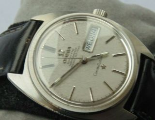 1968 Omega Constellation Automatic Chronometer Day/Date StSteel Mans Wristwatch 3