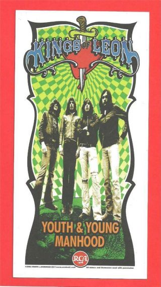 Kings Of Leon Youth & Young Manhood Us Promo Only Mini Poster