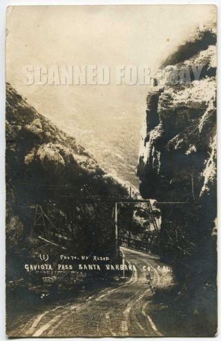 Rppc Highway 101 Gaviota Pass,  Santa Barbara Co Ca California Alsup Dpo 1910