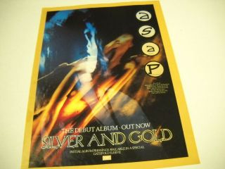 Asap Vintage Uk Mag Full Pg.  Frameable Poster Advt Adrian Smith And Project