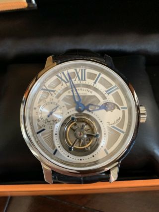 Rare Stührling Imperial Tourbillon 011/100 Limited Edition Mens Watch