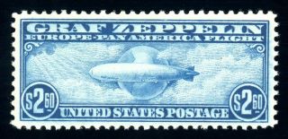 C15,  $2.  60 Graf Zeppelin,  Vf - Og - Nh,  Sound,  2007 Pse (nh),  2018 Scott $925