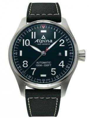 Alpina Startimer Pilot Matte Dark Blue Dial Automatic Men 