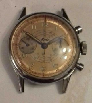 Vintage Mido Chronograph Watch Landeron 47