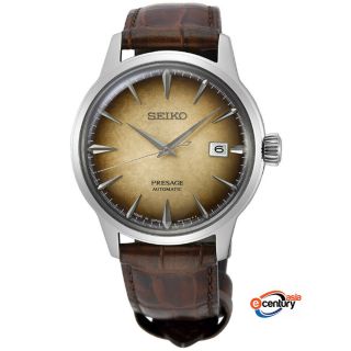 Seiko Srpe11j1 Men Presage Automatic Coffee Cocktail Asia Limited Leather Watch