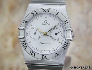 Omega Constellation Day Date Stainless St Luxury Swiss Made Men 33mm Watch D27
