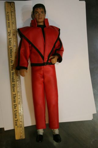 Vintage 1984 Michael Jackson Doll With Red 