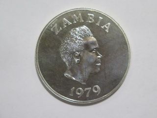 Zambia 1979 10 Kwacha Falcon Proof 35g Silver World Coin ✮cheap✮no Reserve✮