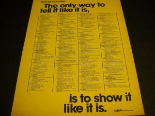 Chet Atkins Dottie West Tomita Elvis Presley Others 1975 Quad Promo Poster Ad