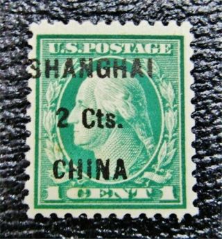 Nystamps Us Shanghai China Stamp K17 Og Nh $250