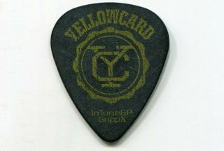 Yellowcard Concert Tour Guitar Pick Custom Stage Pick