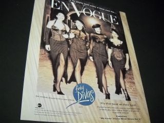En Vogue Sassy Strutting 1992 Promo Poster Ad Funky Divas