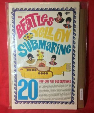 The Beatles 1968 Yellow Submarine Pop - Out Book