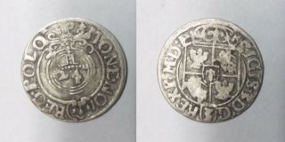 1620 Poland - Silver 1/24 Thaler - Poltorak - Sigizmund Iii Vaza - 400 Years Old