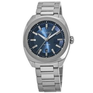 Gucci Gg2570 Blue Dial Stainless Steel Men 