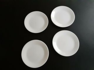 4 Corelle Frost White Luncheon Plates 8.  5 In