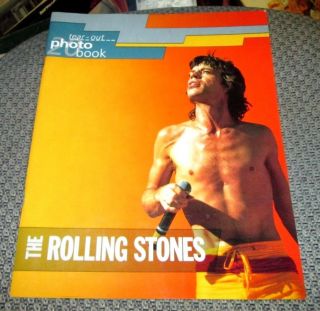 Rolling Stones Tear - Out Photo Book 1993 20 Color Photos