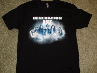 Generation Axe - Shirt Steve Vai Nuno Bettencourt Zakk Wylde Yngwie Malmsteen