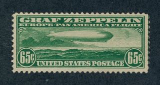 Drbobstamps Us Scott C13 Hinged Og Sound Zeppelin Stamp