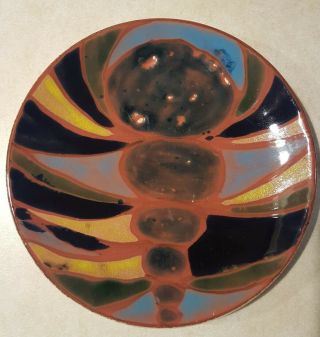 Abstract Poole Studios Plate England