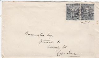 Cape Of Good Hope 1891 Cover With Letter From Queenstown To Cape Town