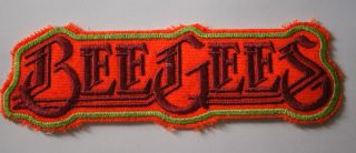 Bee Gees Vintage 1970`s Large Embroidered Patch/écusson/aufnäher