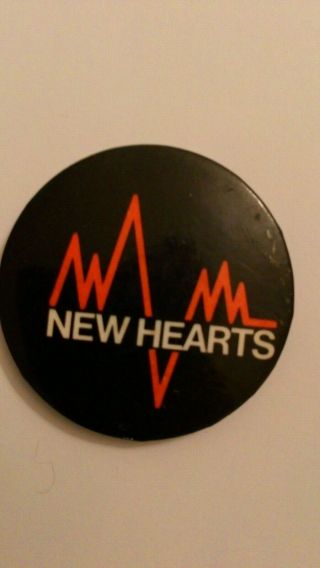 Hearts Vintage Punk Badge Late 70 