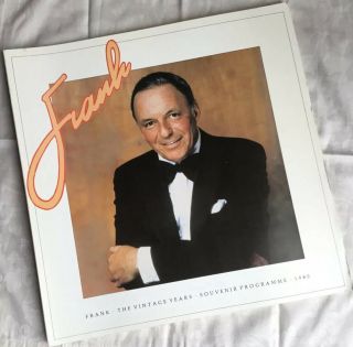 Frank Sinatra: The Vintage Years: Souvenir Programme 1980 Paperback - 100 Pages