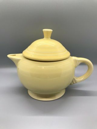 Fiestaware Pale Yellow Small 2 - Cup Teapot W/lid My First Fiesta Child 