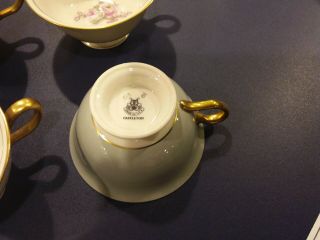 Set of 6 VINTAGE Castleton fine China Tea Cups 3