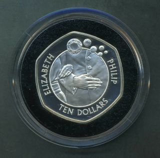 2007 Solomon Islands Silver Proof 10 Dollars.