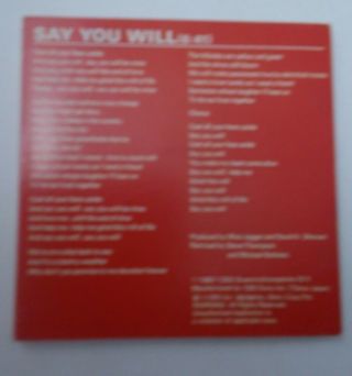 @ Rolling Stones :MICK JAGGER 1987 SAY YOU WILL/THROWAWAY mini cd 2