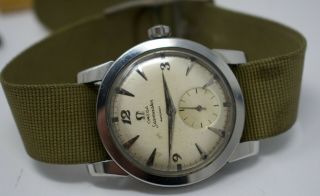 1952 Stainless Steel Omega Seamaster w/ Bumper Automatic 344 - Serviced 3