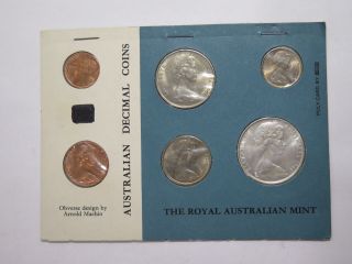 Australia 1966 Decimal Coin Set Royal Ram 50 20 10 5 2 1 Cents ⭐cheap⭐