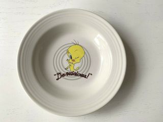 Homer Laughlin Fiesta Ware Tweety Bird Soup Bowl Warner Brothers Looney Tunes