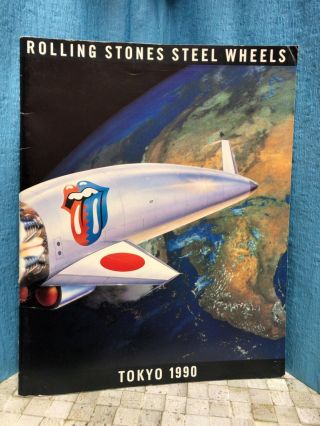 Rolling Stones Steel Wheels Japan Tokyo 1990 Tour Concert Program Book