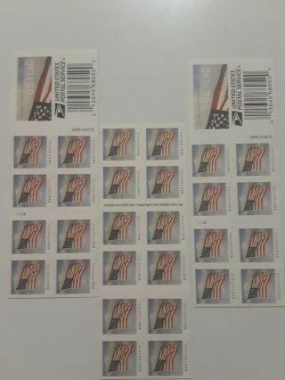 200 Usps Forever Postage Stamps - Flags (10 Books Of 20)
