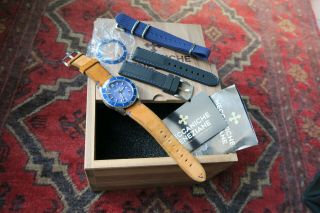 Meccaniche Veneziane Nereide Cobalto Automatic Watch - Complete Set